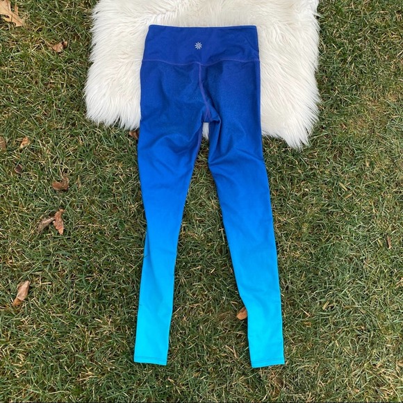 Athleta blue ombré leggings XXS - Picture 5 of 6
